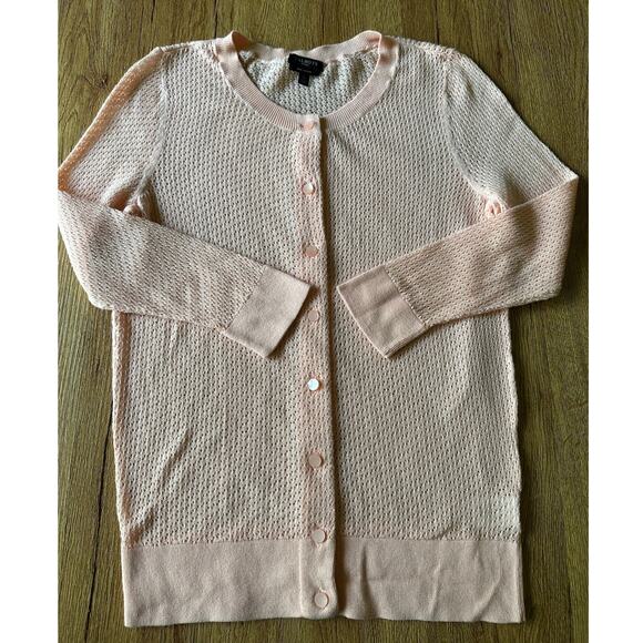 Talbots Petites 100% Pima Cotton Cardigan Sweater Size Small - Picture 1 of 7